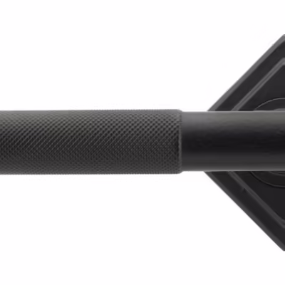 Matt Black Brompton Lever on Rose Set (Square) - Image 3