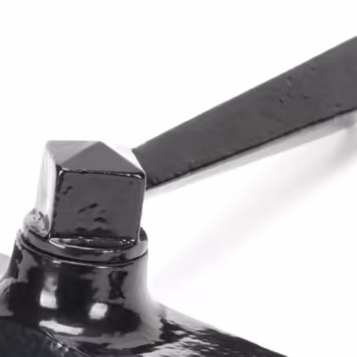 Black Straight Lever Euro Lock Set - Image 3