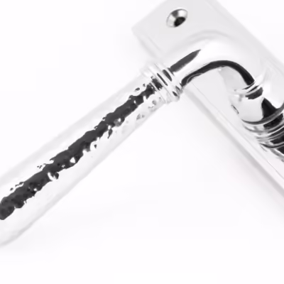 Polished Chrome Hammered Newbury Slimline Espag. Lock Set - Image 4