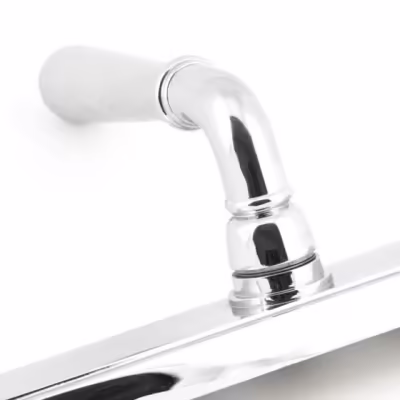 Polished Chrome Hammered Newbury Slimline Espag. Lock Set - Image 5