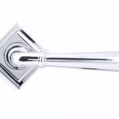 Polished Chrome Newbury Lever on Rose Set (Square) - Image 3