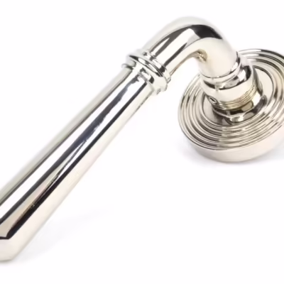 Polished Nickel Newbury Lever on Rose Set (Beehive)