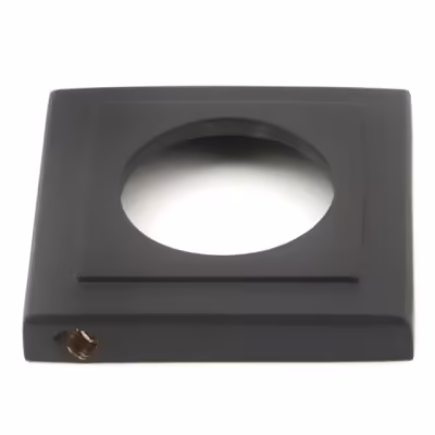 Aged Bronze Brompton Lever on Rose Set (Square) - Image 4