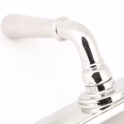 Polished Nickel Hammered Newbury Lever Latch Set - Image 4