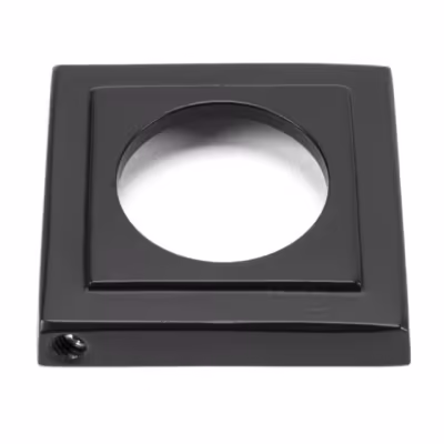Matt Black Hammered Newbury Lever on Rose Set (Square) - Unsprung - Image 5
