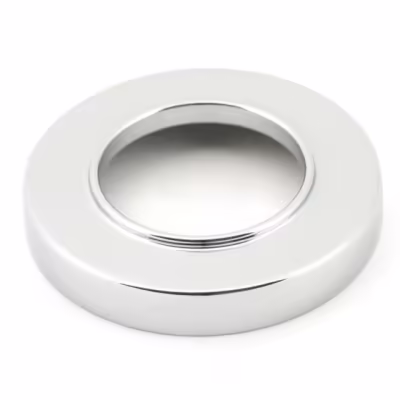 Polished Chrome Brompton Lever on Rose Set (Plain) - Unsprung - Image 3