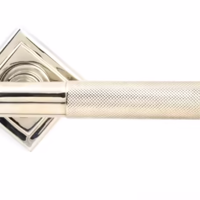 Polished Nickel Brompton Lever on Rose Set (Square) - Unsprung - Image 3