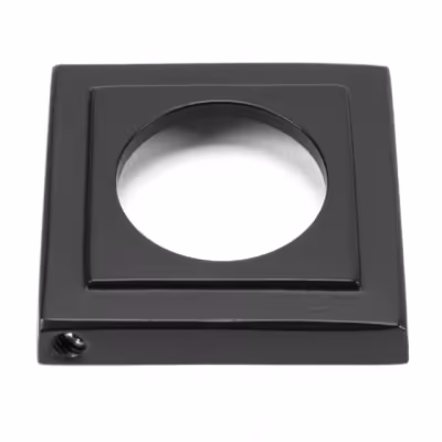 Matt Black Brompton Lever on Rose Set (Square) - Unsprung - Image 5