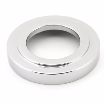 Polished Chrome Newbury Lever on Rose Set (Art Deco) - Unsprung - Image 3