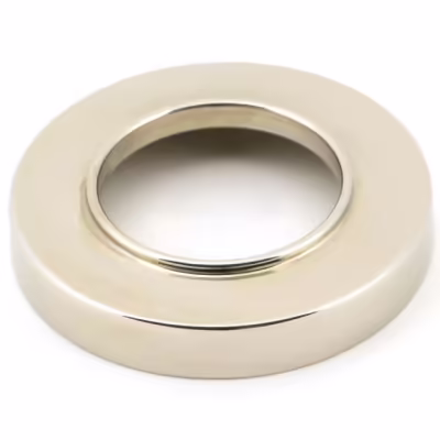 Pol. Nickel Hammered Newbury Lever on Rose Set (Plain) - Unsprung - Image 3