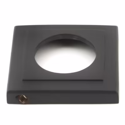 Aged Bronze Brompton Lever on Rose Set (Square) - Unsprung - Image 4