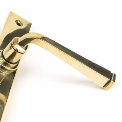 Aged Brass Avon Slimline Lever Espag. Lock Set - Image 5