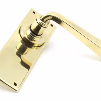 Aged Brass Avon Lever Latch Set - Image 3