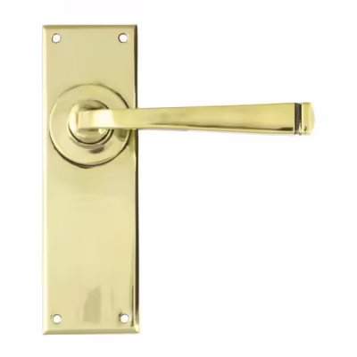 Aged Brass Avon Lever Latch Set - Image 1