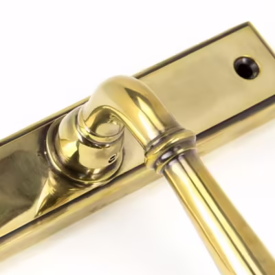 Aged Brass Newbury Slimline Lever Espag. Lock Set - Image 5