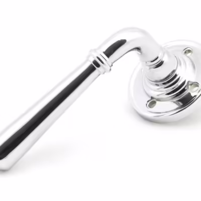 Polished Chrome Newbury Lever on Rose Set