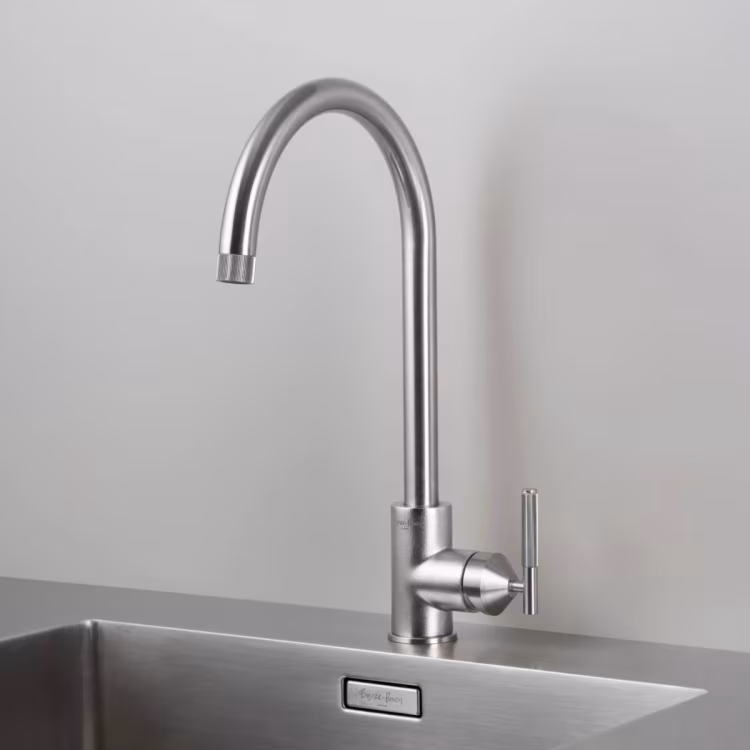 Type A Kitchen Tap / Mixer / Linear / Steel