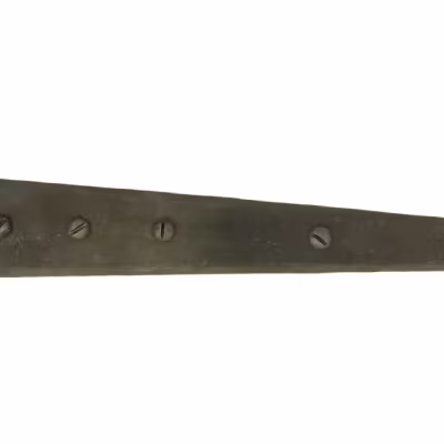 Beeswax 12" Penny End T Hinge (pair)