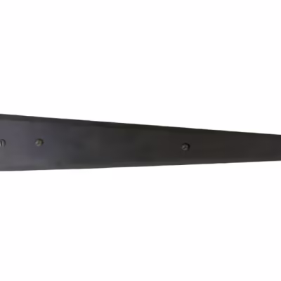 Black 18" Penny End T Hinge (pair)