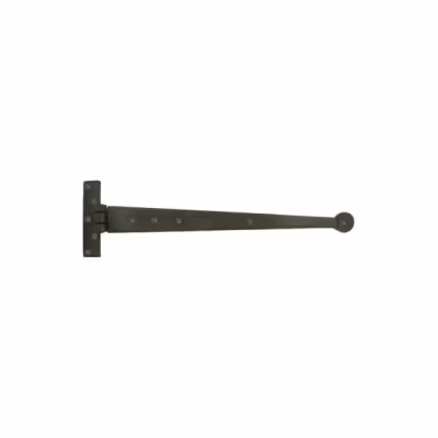 Beeswax 18" Penny End T Hinge (pair)