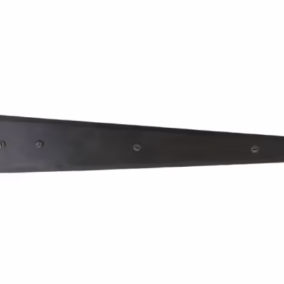 Black 22" Penny End T Hinge (pair)