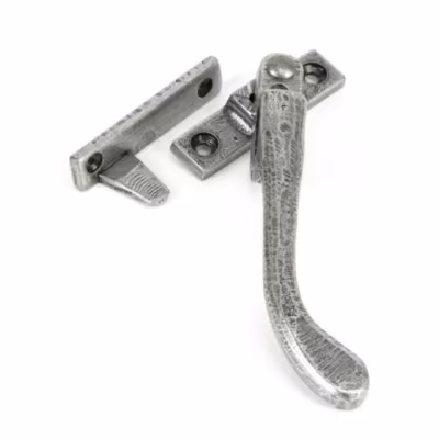 Pewter Night-Vent Locking Peardrop Fastener - RH
