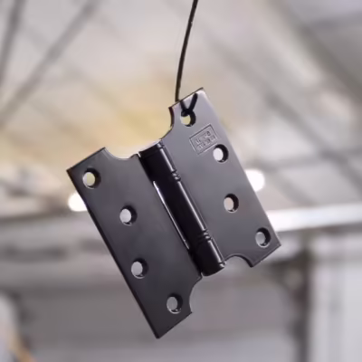 Black 4" x 2" x 4" Parliament Hinge (pair) ss - Image 4