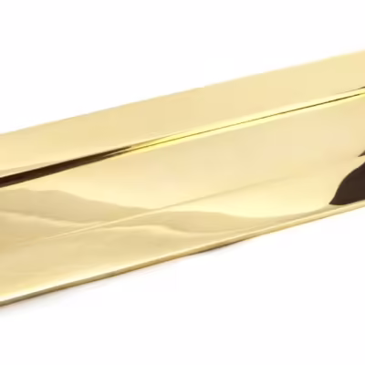 Polished Brass Large Letter Plate