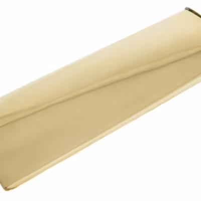 Polished Brass Large Letter Plate Cover