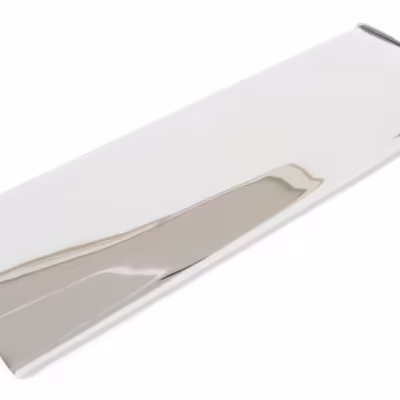 Polished Chrome Large Letter Plate Cover