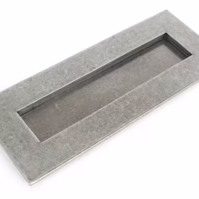 Pewter Small Letter Plate