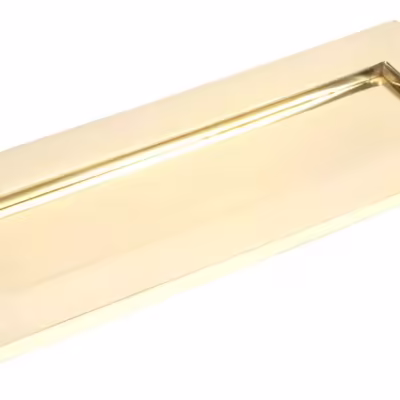 Polished Brass Small Letter Plate