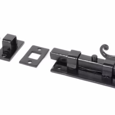 Black 4" Shepherd's Crook Universal Bolt