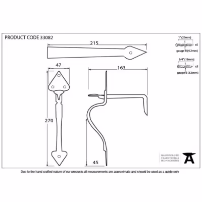 Pewter Tuscan Thumblatch - Image 5