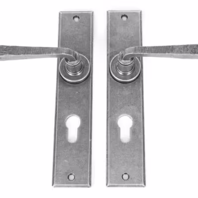 Pewter Large Avon 72mm Centre Euro Lock Set - Image 3