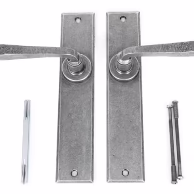 Pewter Large Avon Lever Latch Set - Image 4