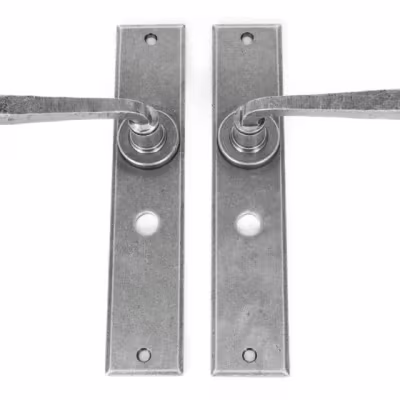 Pewter Large Avon Lever Bathroom Set - Image 6
