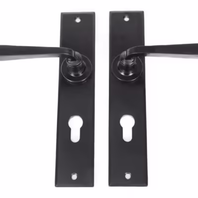 Black Large Avon 72mm Centre Euro Lock Set - Image 3