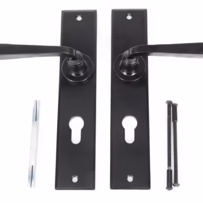 Black Large Avon 72mm Centre Euro Lock Set - Image 4