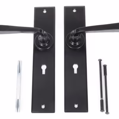 Black Large Avon Lever Lock Set - Image 4