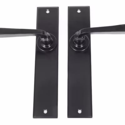 Black Large Avon Lever Latch Set - Image 3