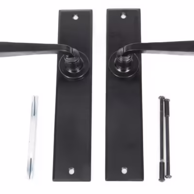Black Large Avon Lever Latch Set - Image 4