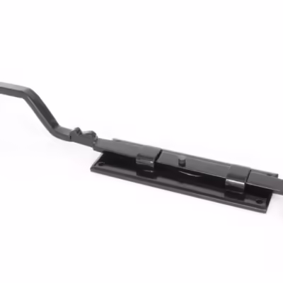 Black 6" French Door Bolt