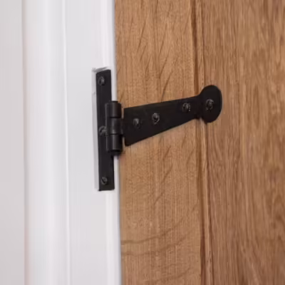 Beeswax 6" Penny End T Hinge (pair) - Image 4