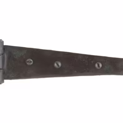 Beeswax 6" Penny End T Hinge (pair)