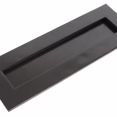 Black Large Letter Plate