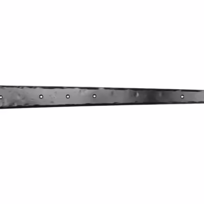 Black 35" Hook & Band Hinge - Cranked (pair)