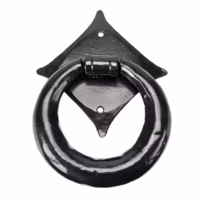Black Ring Door Knocker