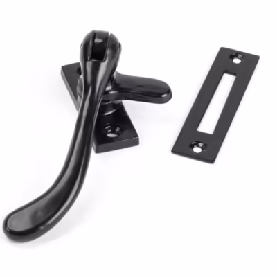 Black Handmade Peardrop Fastener