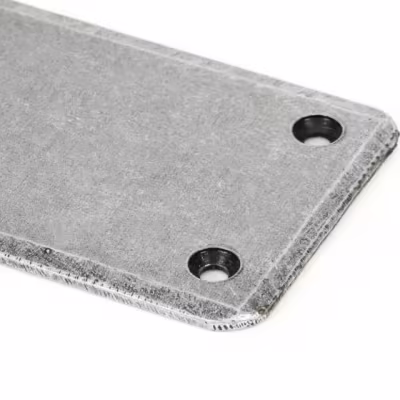 Pewter 400mm Plain Fingerplate - Image 2